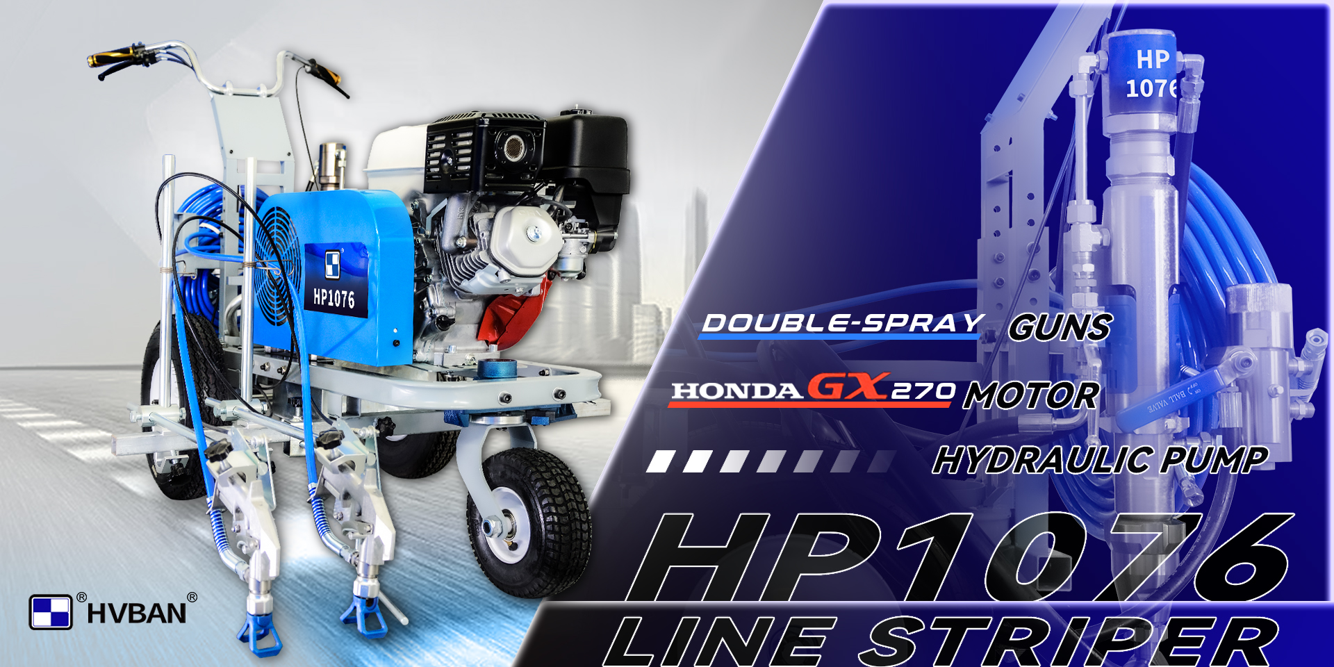 HP1076 Roadmarking machine Line Striper
